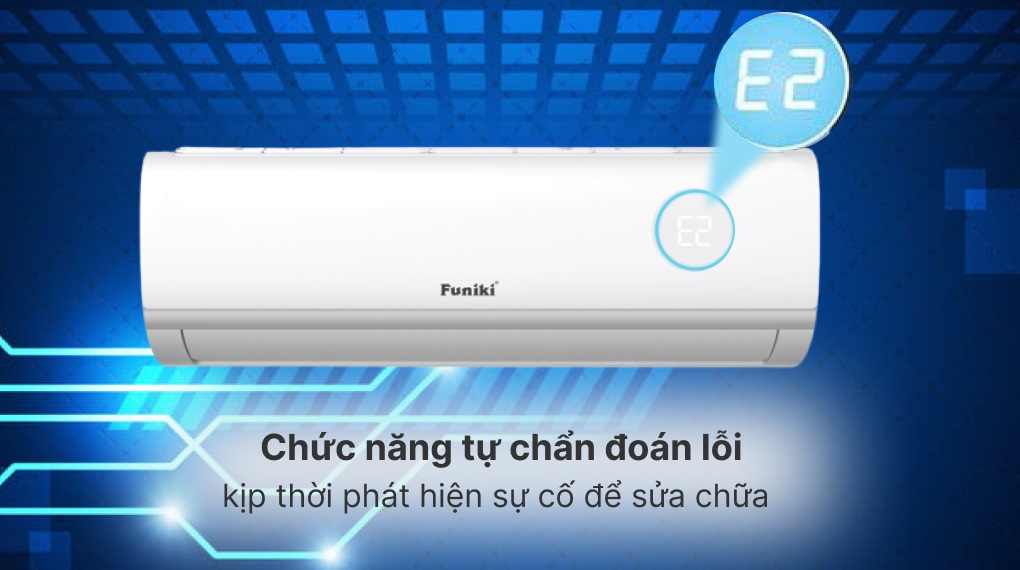 Điều hòa Funiki 2 chiều HSH12TMU chẩn đoán lỗi