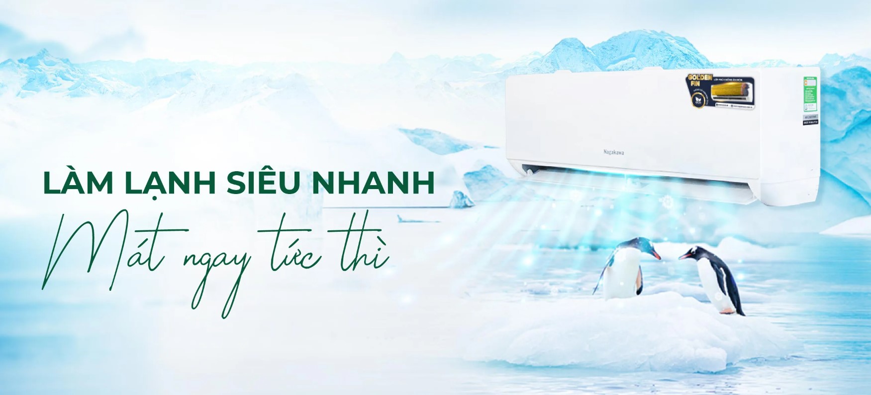 Máy điều hòa Nagakawa NS-C09R2T30 làm lạnh nhanh