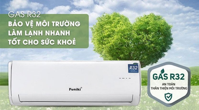 Funiki HSC18TMU sử dụng Gas R32