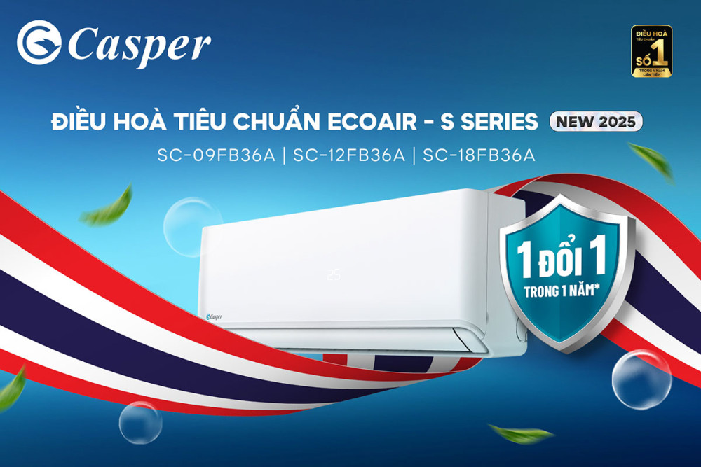 Điều Hòa Casper Sc 18fb36a 18.000btu 1 Chiều