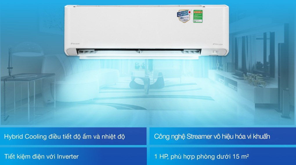 Daikin FTKZ60VVMV 1 chiều 21.000BTU inverter