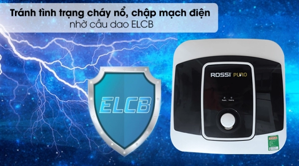 Bình nóng lạnh Rossi Puro 20 lít vuông RPO20SQ