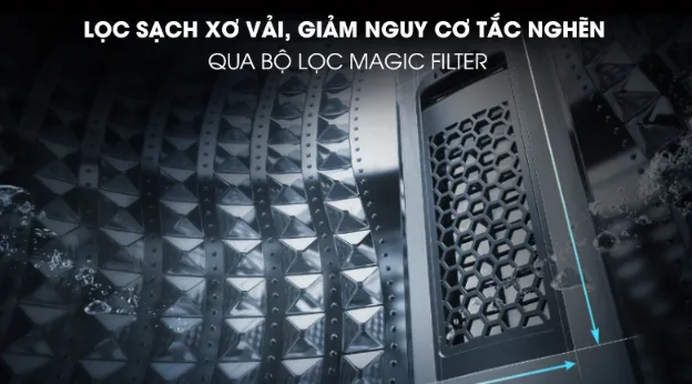 Máy giặt Samsung WA12CG5745BV Magic Filter