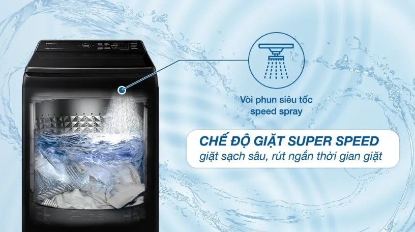 Máy giặt Samsung WA14CG5886BV 14 cân
