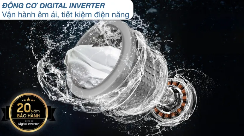 Máy giặt Samsung WA14CG5886BV inverter