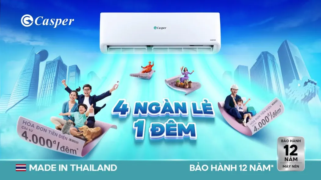 Điều hòa Casper Giá kho chính hãng