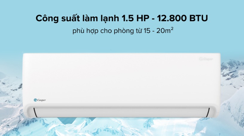 Máy lạnh Casper hai chiều Inverter